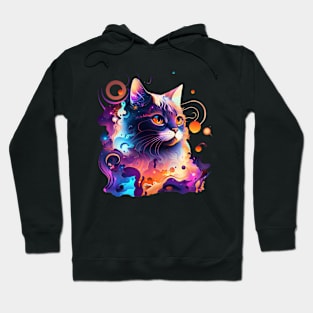 Colorful Cat Hoodie